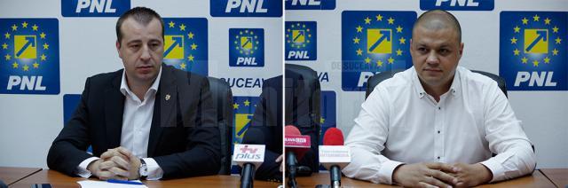 Viceprimarii PNL ai Sucevei, Lucian Harşovschi şi Ovidiu Doroftei