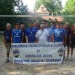 Echipa de volei masculin a Clubului Sportiv Municipal Suceava, în Ucraina