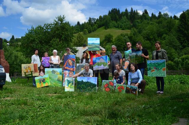 Tabără de pictură la Frumosu