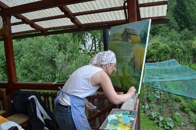 Tabără de pictură la Frumosu