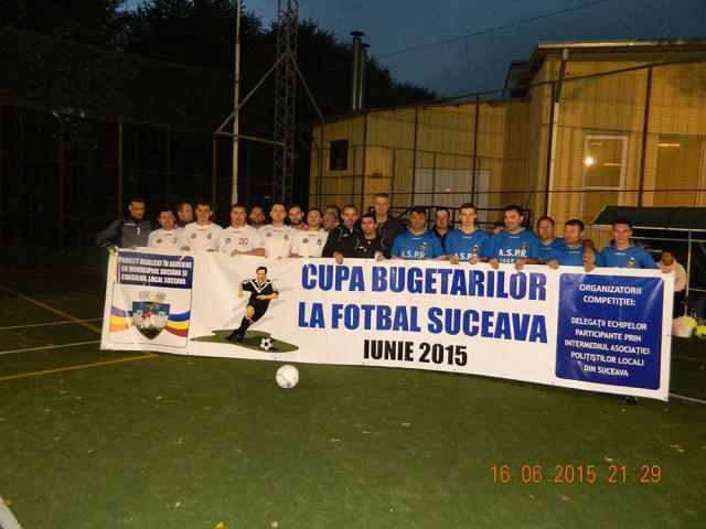 Poliția Suceava și Administrația Locală au jucat finala din acest an la Cupa Bugetarilor la fotbal