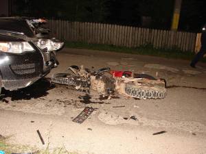Cumplitul accident de la Breaza i-a fost fatal motociclistului