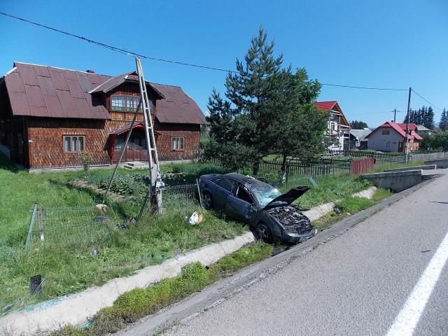 Lituanian implicat într-un accident violent la Poiana Stampei