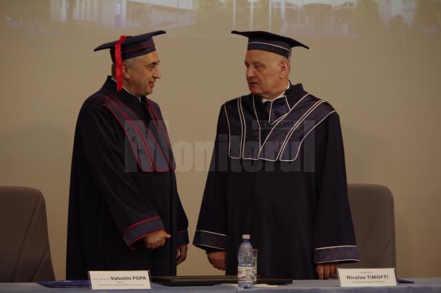 Preşedintele Republicii Moldova a primit titlul de Doctor Honoris Causa al Universităţii Suceava