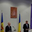 Klaus Iohannis şi Nicolae Timofti , cu ocazia declaraţiilor de presă