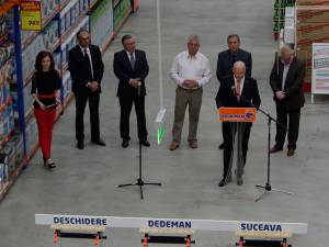 Dedeman a înlocuit magazinul din Suceava, primul din reţeaua de 41 de reprezentanţe, cu unul de două ori mai mare