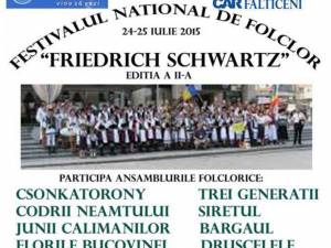 Festivalul Naţional de Folclor „Friedrich Schwartz”, ediţia a II-a, în centrul municipiului Suceava