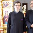 Preotul protopop Vasile Irimia împreună cu fiul său, pr. Dumitru Irimia, parohul Bisericii "Învierea Domnului" din Suceava