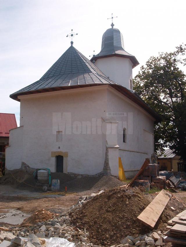 Lucrări realizate în cadrul proiectului derulat în ansamblul monumental Biserica Sf. Simion-Turnul Roşu