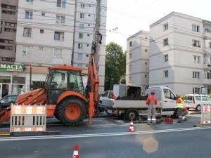 Conductă de gaz fisurată în cartierul George Enescu