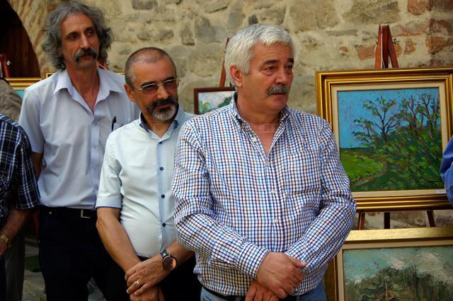 Fondatorii Grupului Domino, Iosif Csukat, Tiberiu Cosovan şi Iulian Dziubinski (de la dreapta la stânga)