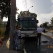 Accident între un autobuz TPL şi o autoutilitară, pe strada Gheorghe Doja