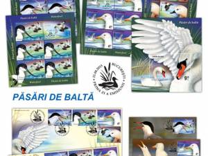 Emisiunea de mărci poştale „Păsări de baltă”