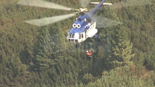 Avion prăbuşit, incendiu şi turişti căzuţi în prăpastie, scenariul de coşmar din munţii Călimani