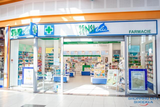 Cea mai nouă farmacie Sensiblu din Suceava, deschisă recent în complexul comercial Shopping City