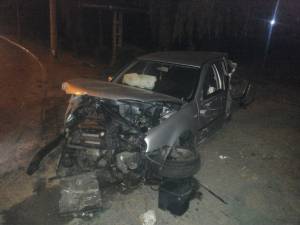 Maşina implicată în accident