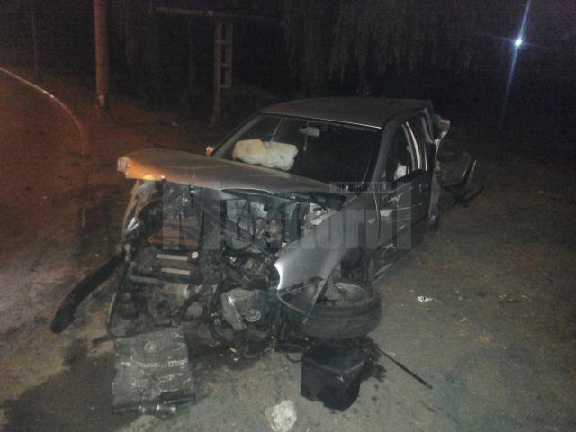Maşina implicată în accident