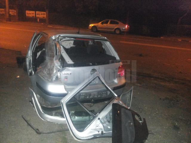 Maşina implicată în accident