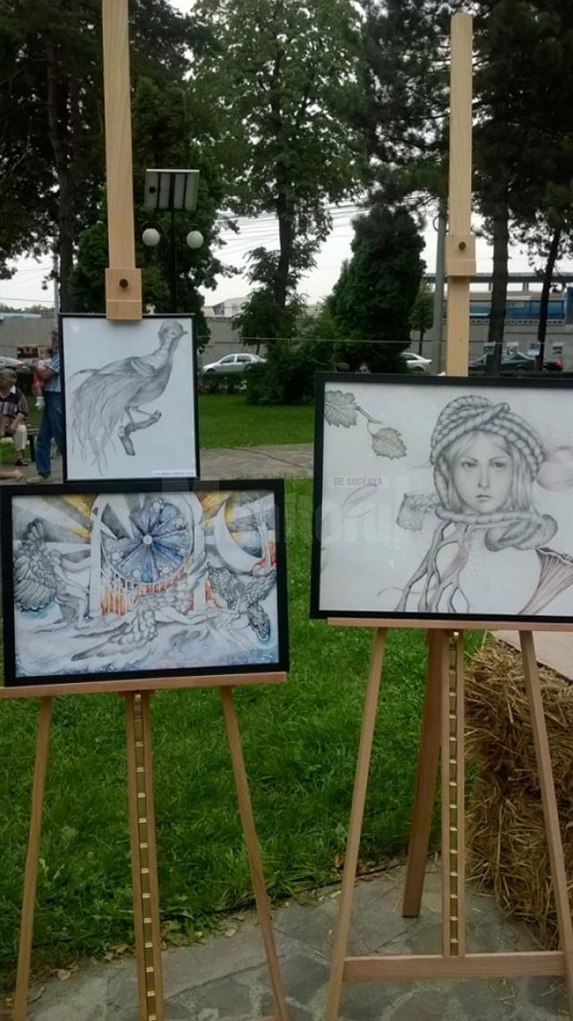 Lucrări de grafică realizate de Nicolae Titus Ungureanu, clasa a XI-a