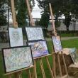 14 lucrări de grafică şi pictură, expuse în Parcul Universităţii