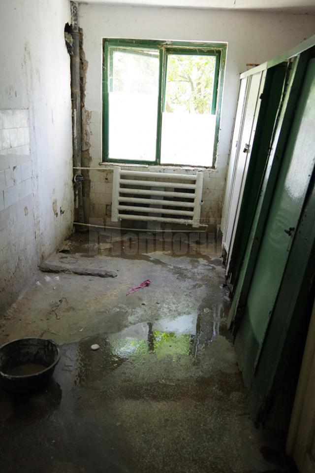 Toaletele din blocul social al Primăriei Suceava