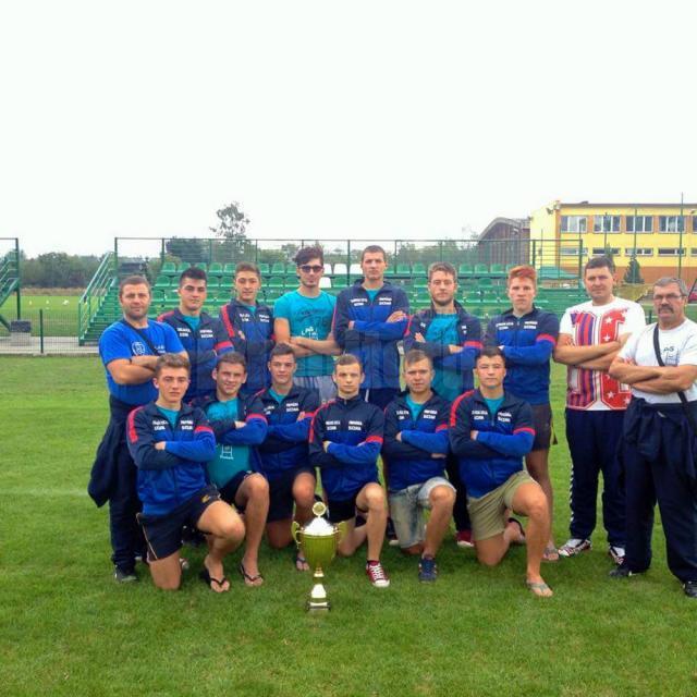 Echipa de rugby în 7 a LPS Suceava a câștigat trofeul turneului internațional „7 Cup” din Polonia
