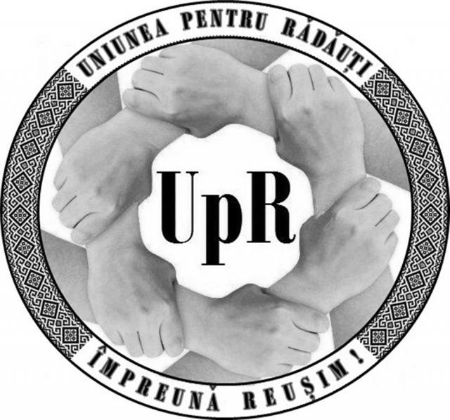 Sigla Partidului Uniunea pentru Rădăuţi (UpR)