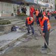 Mobilizare pentru finalizarea trotuarelor de pe bulevardul George Enescu