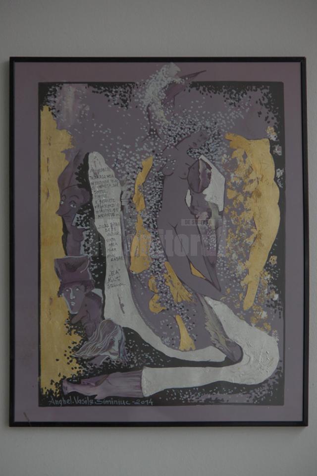 Grafică şi pictură semnate de artistul Anghel-Vasile Siminiuc, sub genericul „Expo Art – 66”