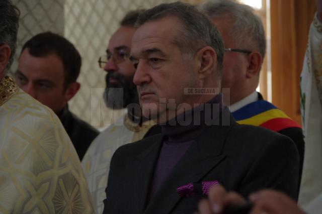 George Becali a fost prezent în calitate de finanţator al lucrărilor de ridicare a catedralei