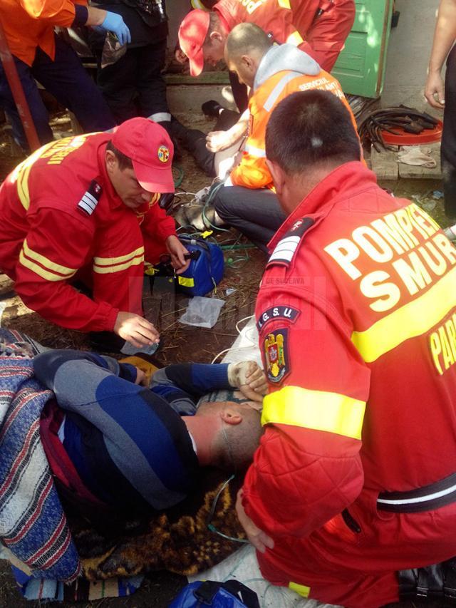 Paramedicii au acordat victimelor primul ajutor
