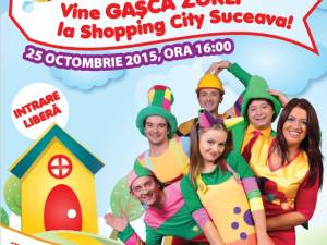 Spectacol pentru copii organizat de Gaşca Zurli, la Shopping City Suceava
