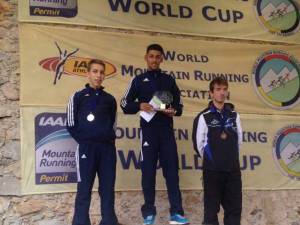 Andrei Dorin Rusu și Gabriel Bularda au urcat pe primele două trepte pe podiumul Cupei Mondiale la Alergare Montană juniori