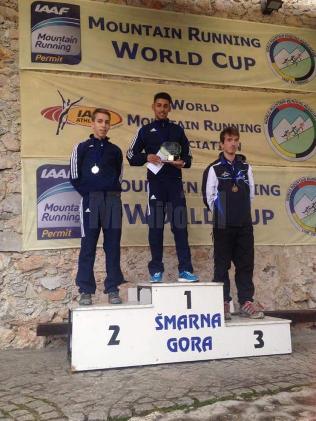 Andrei Dorin Rusu și Gabriel Bularda au urcat pe primele două trepte pe podiumul Cupei Mondiale la Alergare Montană juniori