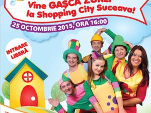 Spectacol pentru copii organizat de Gaşca Zurli, la Shopping City Suceava