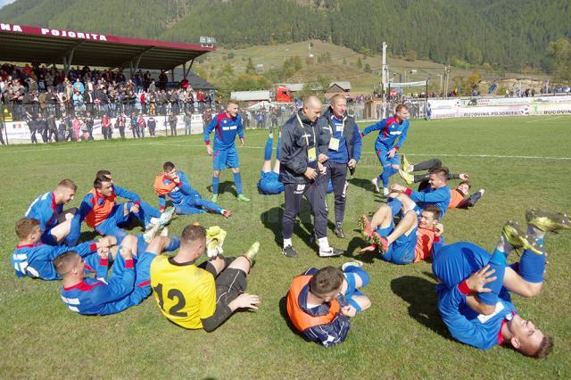 Bucovina Pojorâta a reuşit o victorie mare în faţa unei echipe de tradiţie, Rapid Bucureşti