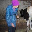 Mariana Lala, proprietara vacii muscate de porc