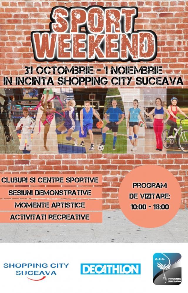 „Sport weekend”, târg de sport la Shopping City Suceava