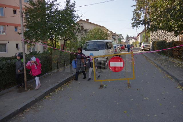 Strada Tudor Vladimirescu a fost închisă de la un capăt la celălalt