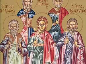 Sf. Mucenici: Achindin, Pigasie, Aftonie, Elpidifor și Anempodist