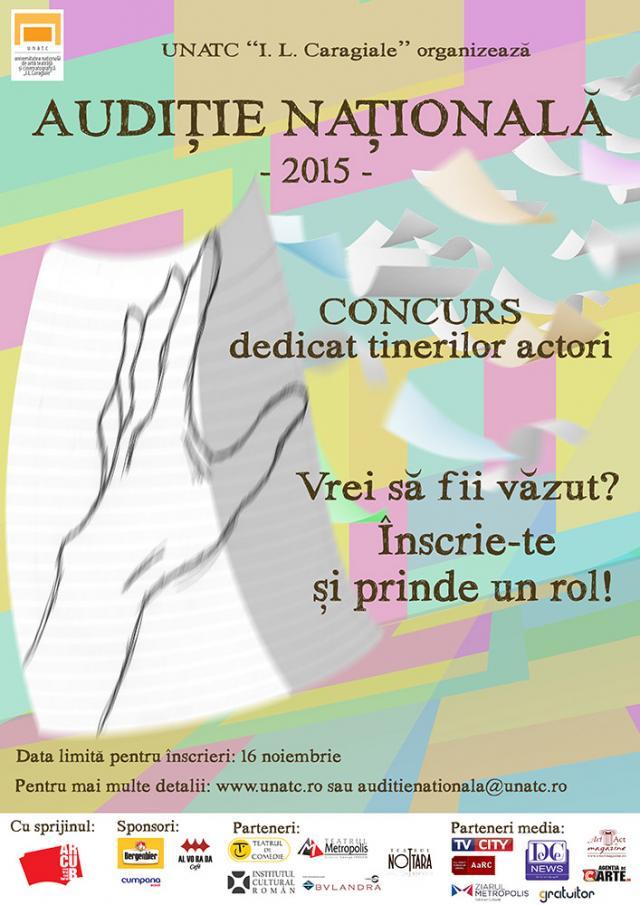 Concurs dedicat tinerilor actori