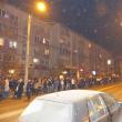 Aproape 1.500 de suceveni au protestat aseară în faţa primăriei şi prin întreg oraşul
