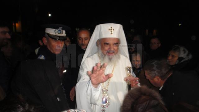 Patriarhul Bisericii Ortodoxe Române a sosit vineri seară la Rădăuți