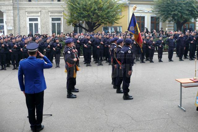 A VIII-a serie de elevi jandarmi a depus Jurământul Militar