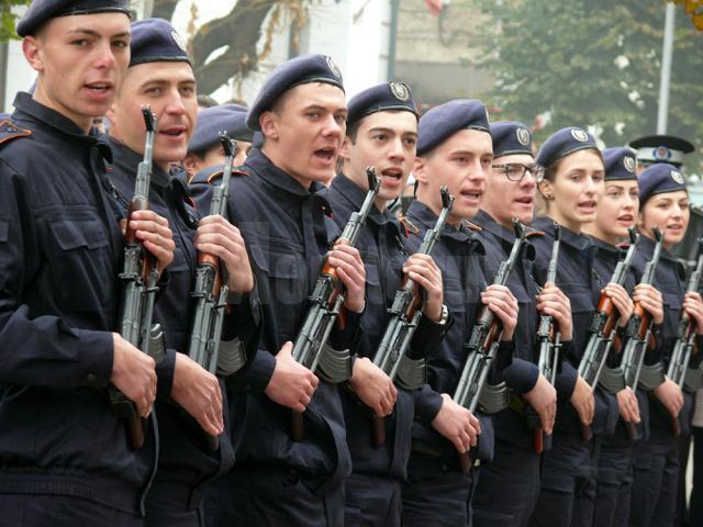 A VIII-a serie de elevi jandarmi a depus Jurământul Militar