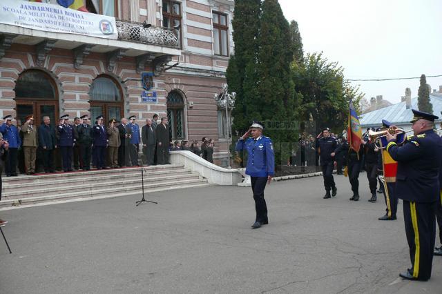 A VIII-a serie de elevi jandarmi a depus Jurământul Militar