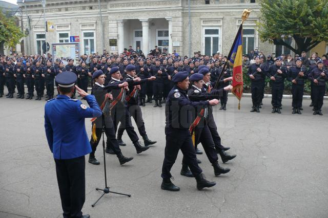 A VIII-a serie de elevi jandarmi a depus Jurământul Militar