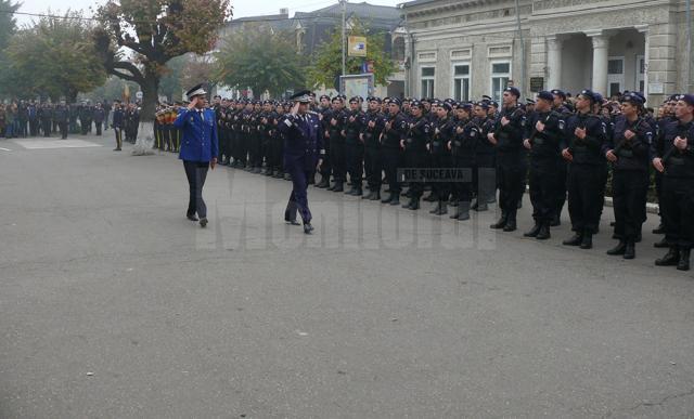 A VIII-a serie de elevi jandarmi a depus Jurământul Militar