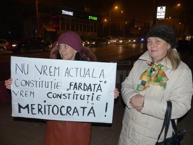 Şi aseară, aproximativ 1.000 de suceveni au protestat pe străzile oraşului