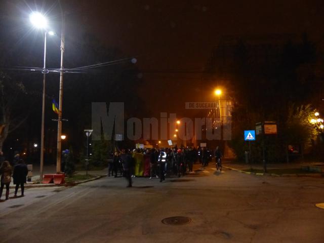Acţiunile de protest au continuat şi sâmbătă în municipiul Suceava